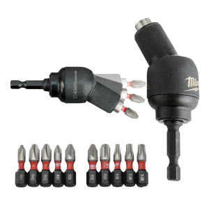 Nasadka udarowa kątowa 0 - 30° adapter zestaw bitów PH PZ TORX MILWAUKEE
