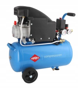 KOMPRESOR TŁOKOWY SPRĘŻARKA OLEJOWA 24L 1,5KM/1,1kw 150L/min AIRPRESS