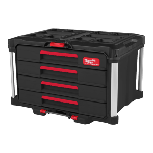 Skrzynia na narzędzia 4 szuflady organizer półka regał PACKOUT MILWAUKEE