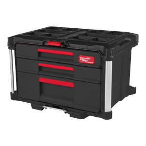 Skrzynia na narzędzia 3 szuflady organizer półka regał PACKOUT MILWAUKEE
