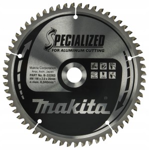 Tarcza do piły, Specialized T.C.T, 190 x 20 mm, 60Z MAKITA