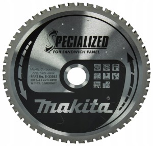 Piła tarczowa do płyt warstwowych B-33582 MAKITA