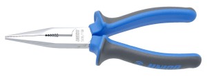 Szczypce półokrągłe długie z bocznym ucinakiem proste 170 mm 508/1BI UNIOR