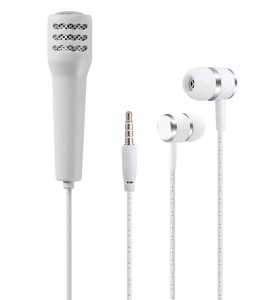 AG100C MINI MIKROFON DO TELEFONU SILVER