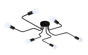 ZD74F LAMPA SUFITOWA 6 RAMION ŻYRANDOL