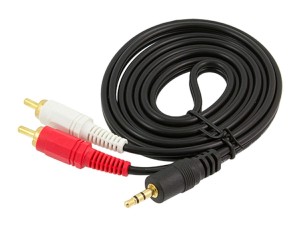 AK233 KABEL JACK 3,5mm-2xRCA CINCH 1,5M