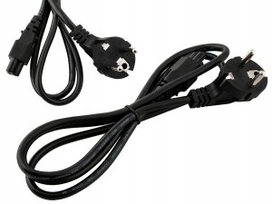 1M Kabel Zasilający Do Laptopa Przewód Koniczynka