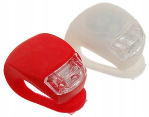 ZW39 DIODOWA LAMPKA ROWEROWA LED PRZÓD TYŁ 2 SZT