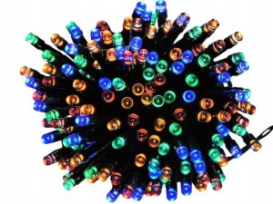 LAMPKI CHOINKOWE 200 LED MULTIKOLOR KOLOROWE