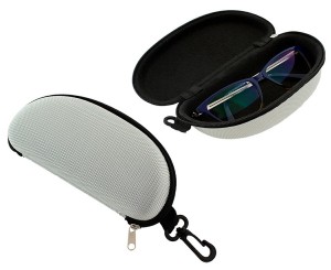 AG177D TWARDE ETUI NA OKULARY SZARE