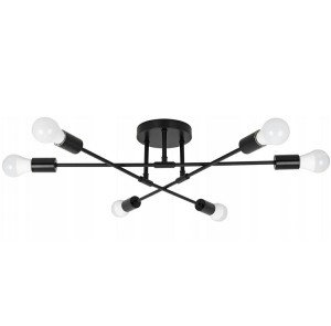 ZD74N LAMPA SUFITOWA WISZĄCA LOFT 6 RAMION
