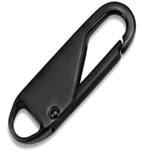 DA29 UCHWYT DO SUWAKA ZAMKA BŁYSKAWICZNEGO BLACK PLASTIK