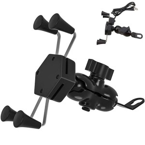 AP14C MOTOCYKLOWY UCHWYT NA TELEFON USB