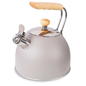 CZAJNIK Z GWIZDKIEM 2,5L HUSLA grey 73907