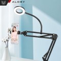 pol_pl_Lampa-kreslarska-Ring-LED-Alogy-z-elastycznym-ramieniem-i-statywem-do-blatu-biurka-uchwyt-na-telefon-Czarna-63202_7.jpg