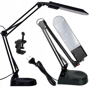 Lampka biurkowa led składana + klips