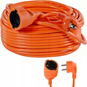 PRZEDŁUŻACZ KABEL BUDOWLANY GRUBY OGRODOWY 50M