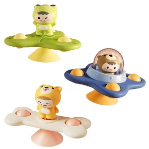 ZESTAW 3 FIDGET SPINNER Z PRZYSSAWKĄ J002
