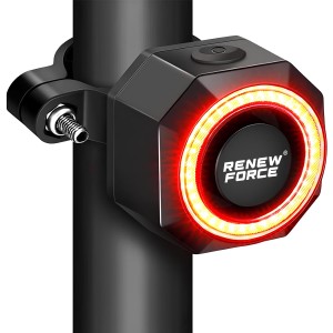 ALARM ROWEROWY LAMPA TYŁ KS-SF33R