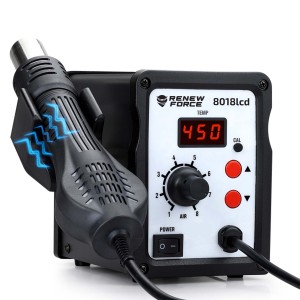 LUTOWNICA NA GORĄCE POWIETRZE 8018lcd