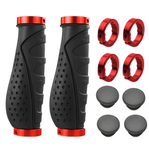 CHWYTY ROWEROWE CZERWONE GRIP-6-RED