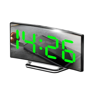 ZEGAR ELEKTRONICZNY MIRROR CLK-03 ZIELONE CYFRY