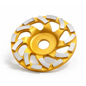 TARCZA DIAMENTOWA GARNKOWA 125MM DO SZLIFOWANIA BETONU PŁYTEK CEGŁY SEGMENT