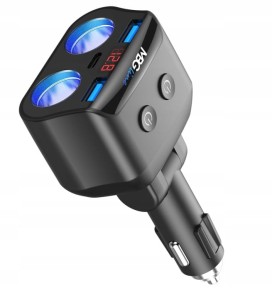 MBG LINE Rozdzielacz Gniazda Zapalniczki 12-24V 3X USB QC PD