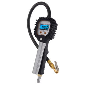 PISTOLET CYFROWY DO POMPOWANIA KÓŁ OPON MANOMETR 1/4 LCD DŁUGI WĄŻ 18 BAR