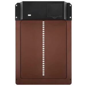 Automatyczne, elektroniczne drzwiczki do kurnika z czujnikiem zmierzchu 35x24cm - brązowe
