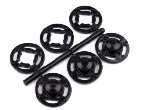 Zatrzaski plastikowe nr 5 - 13 mm CZARNE