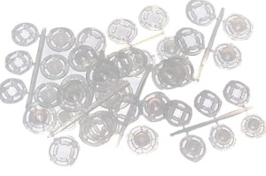 Zatrzaski plastikowe nr 5 - 13 mm PRZEŹROCZYSTE