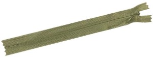 Zamek nierozdzielczy kryty 18 cm ( kol 25 )