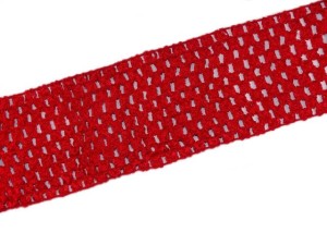 Guma ażurowa TUTU 7 cm ( 1 mb ) CZERWONA