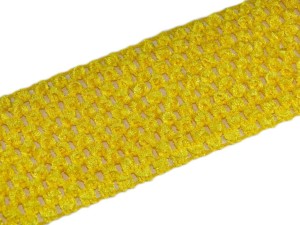 Guma ażurowa TUTU 7 cm ( 1 mb ) ŻÓŁTA