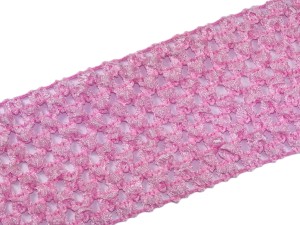 Guma ażurowa TUTU 7 cm ( 1 mb ) RÓŻOWA