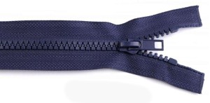 Zamek  kostka rozdzielczy 65 cm ( GRANATOWY )