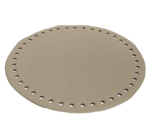 Dno do torebki fi 18 cm ( jasne szare )