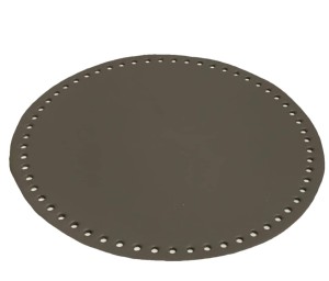 Dno do torebki fi 25 cm ( ciemna szara )