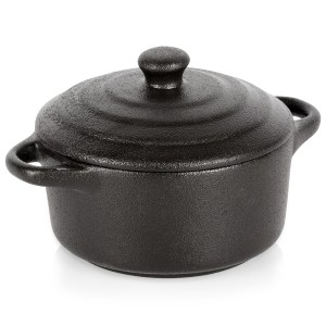 Miseczka do zapiekania porcelanowa z pokrywką 300 ml