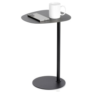 Stolik kawowy metalowy czarny 35x25x53 cm