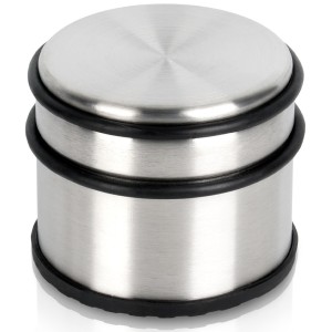 Stoper do drzwi stalowy srebrny 9,5 cm