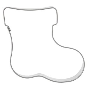 Wykrawacz do ciastek stalowy skarpeta 6 cm