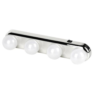 Lampki na lustro 4 LED na przyssawki 30,5 cm