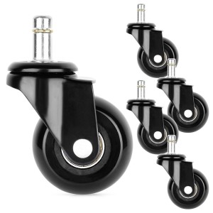 Kółka do fotela IKEA kauczukowe 5 cm / 10 mm 5 szt.