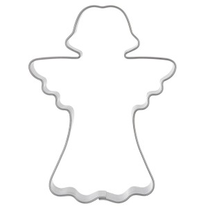 Wykrawacz do ciastek stalowy anioł 8 cm
