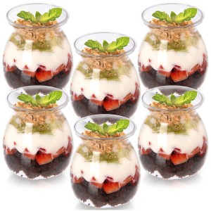 Pucharki na jogurt i desery 160 ml 6 szt.