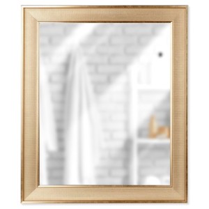 Lustro ścienne złote prostokątne 49,5x59,5 cm