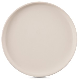 Talerz obiadowy płytki ceramiczny kremowy SKANDI 26,5 cm
