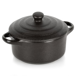 Miseczka do zapiekania porcelanowa z pokrywką 150 ml